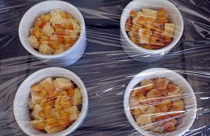 Orange brioche puddings 3